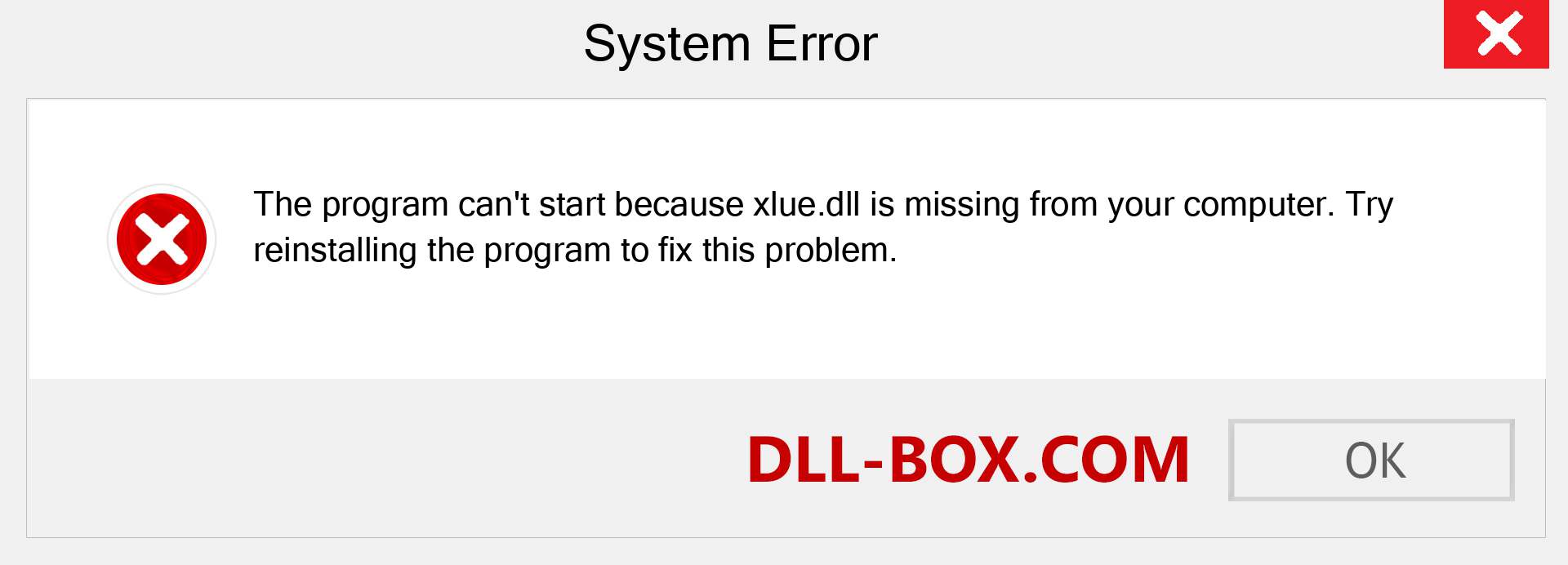 xlue.dll file is missing?. Download for Windows 7, 8, 10 - Fix  xlue dll Missing Error on Windows, photos, images